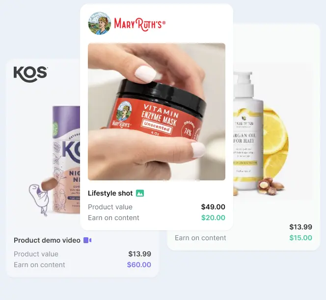 Multiple products on joinbrands.com